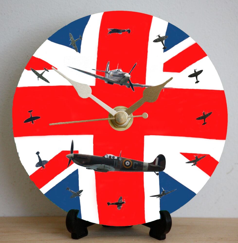 Spitfire on Union Flag