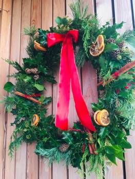 Door wreath  Christmas