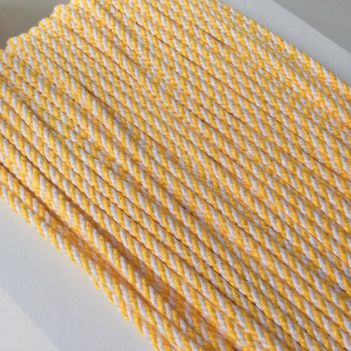 4mm Chunky Bakers Cord - YELLOW