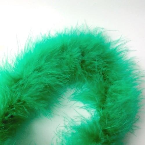 Pea Green Maribou Feather String