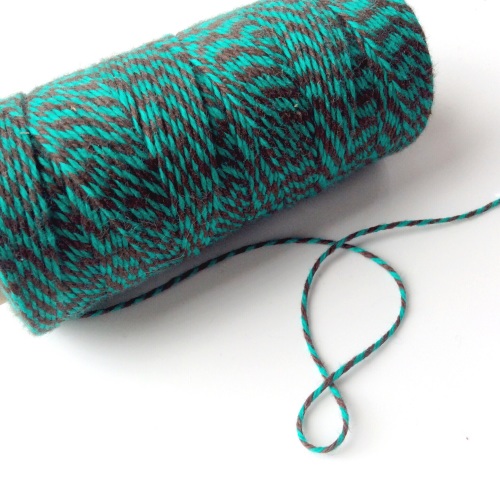 2 ply Bakers Twine - MINT CHOC