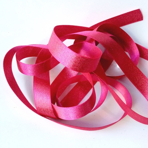 Sparkly 15mm ribbon - PINK