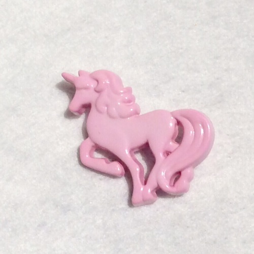 Unicorn button - Pink