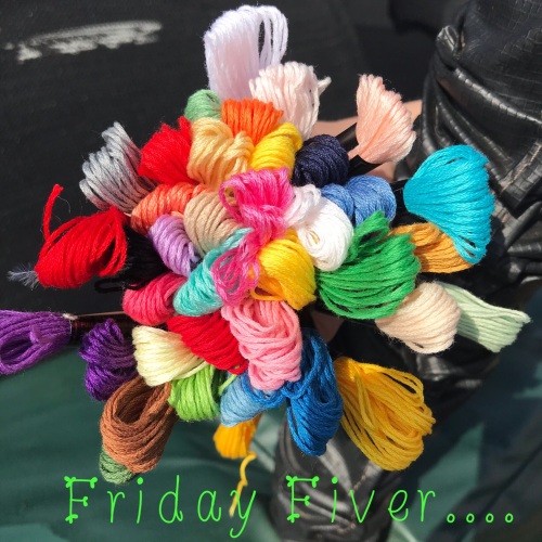 FRIDAY FIVER embroidery thread bundle