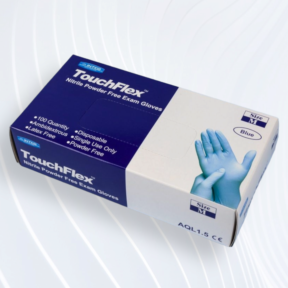 Nitrile Gloves - Blue - Medium - Box of 200