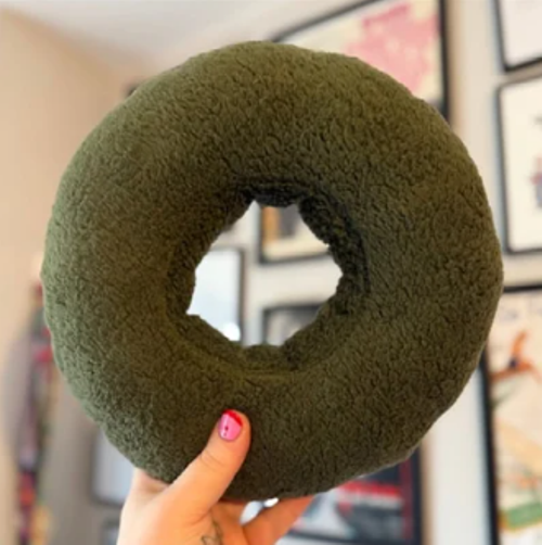 Forest Green Piercing Pillow