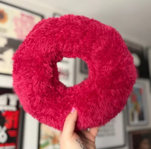 Hot Pink Piercing Pillow