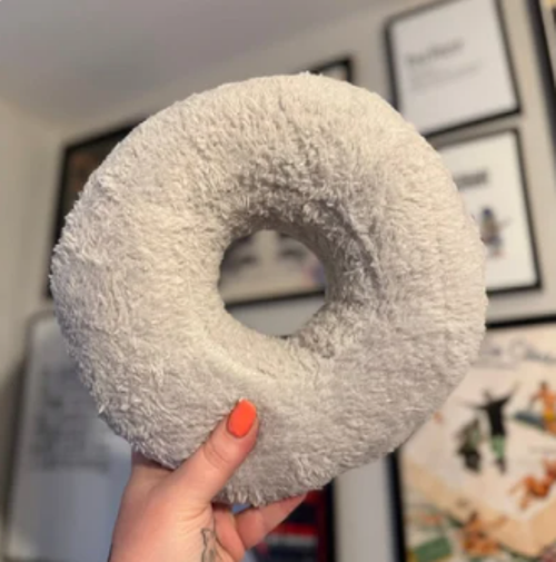 Light Grey Piercing Pillow