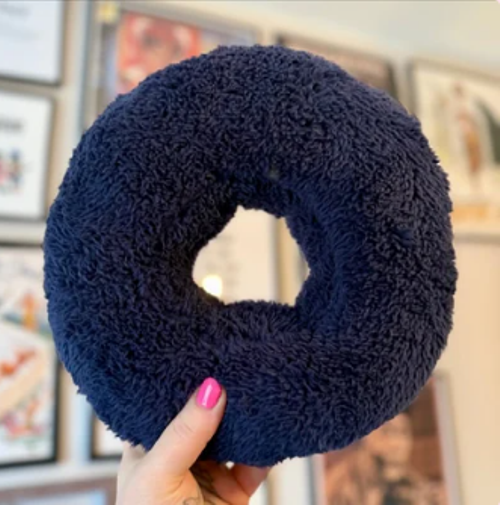 Navy Blue Piercing Pillow