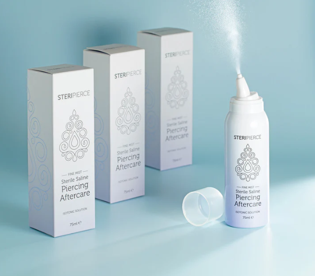 SteriPierce Fine Mist Sterile Saline Piercing Aftercare 175ml