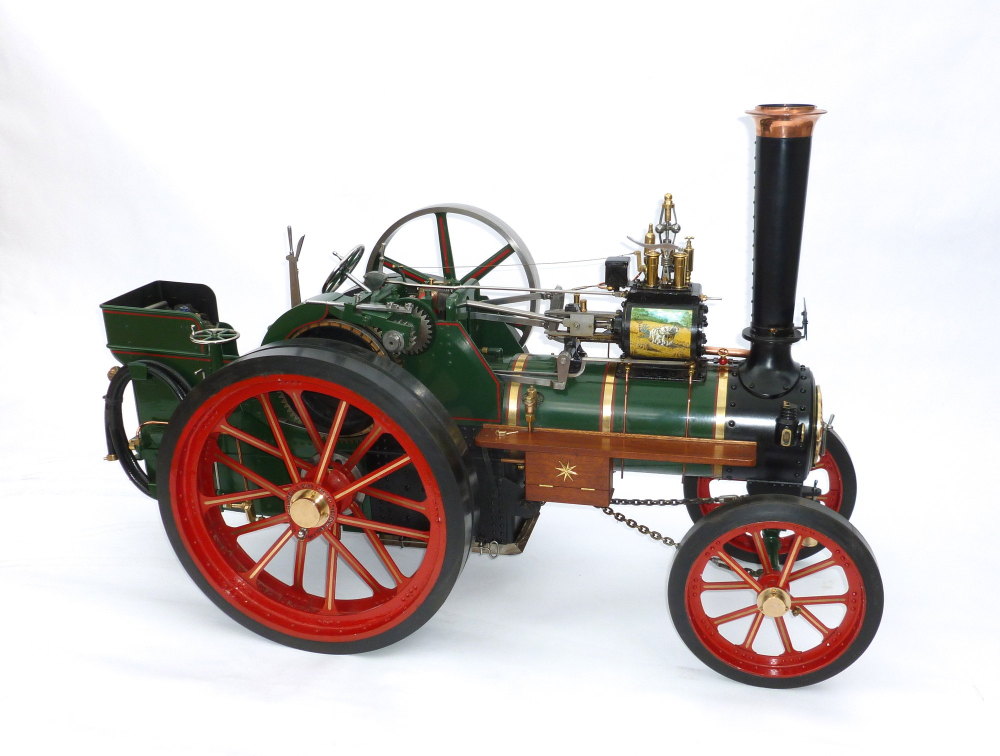 A fine exhibition standard 3 inch Burrell Traction Engine