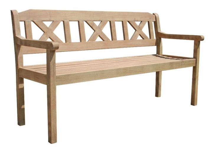 HANOI 3 SEAT CROSSBACK BENCH