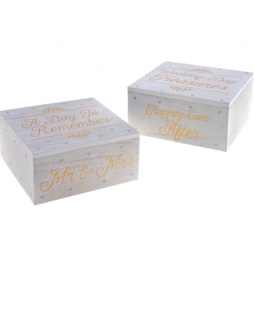 WEDDING KEEPSAKE BOX