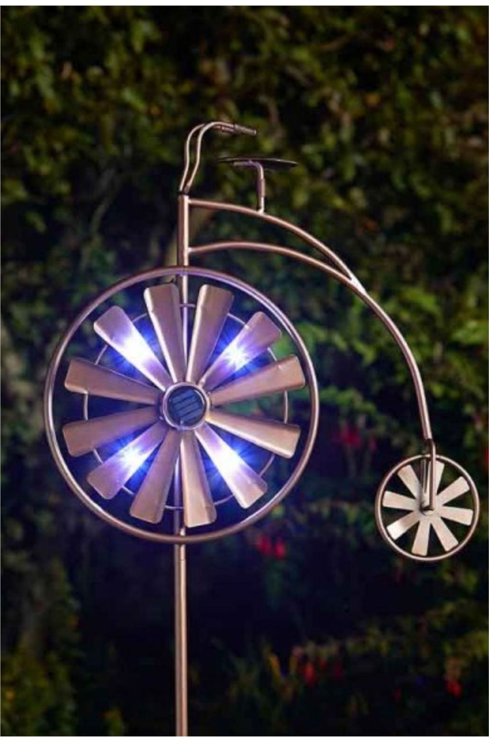 PENNY FARTHING WIND SPINNER