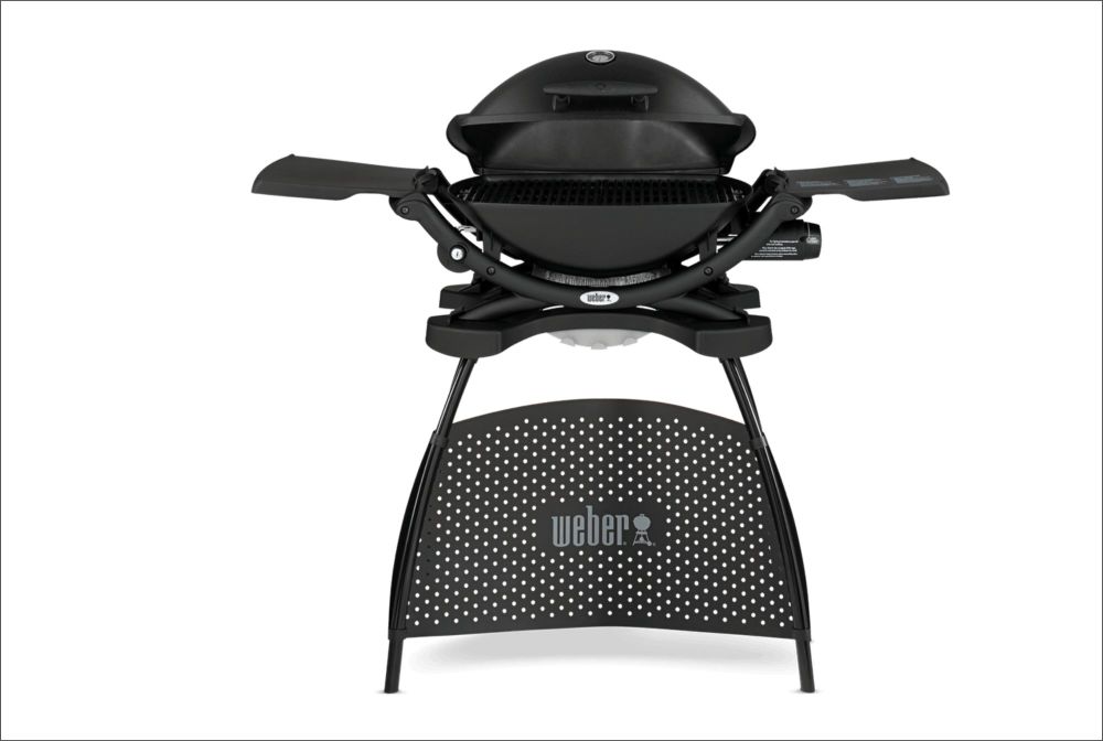 Weber Q 2200 Gas Barbecue with Stand Black