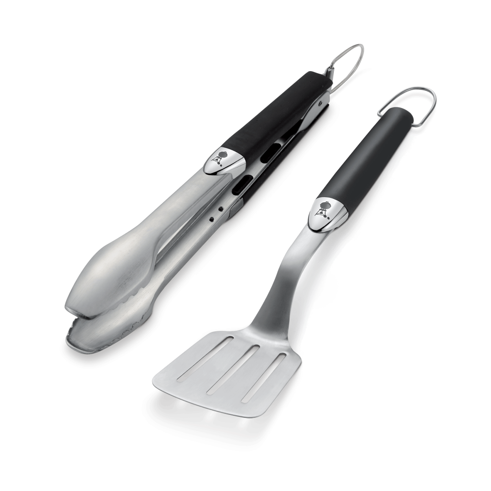 Compact tool set, 2 pcs. , stainless  steel, Black