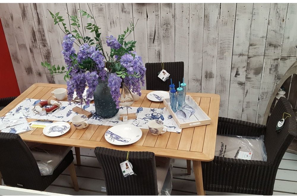 ST LUCIA 6 SEAT RECTANGULAR DINING SET