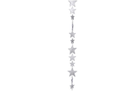 STAR GARLAND ORNAMENT silver