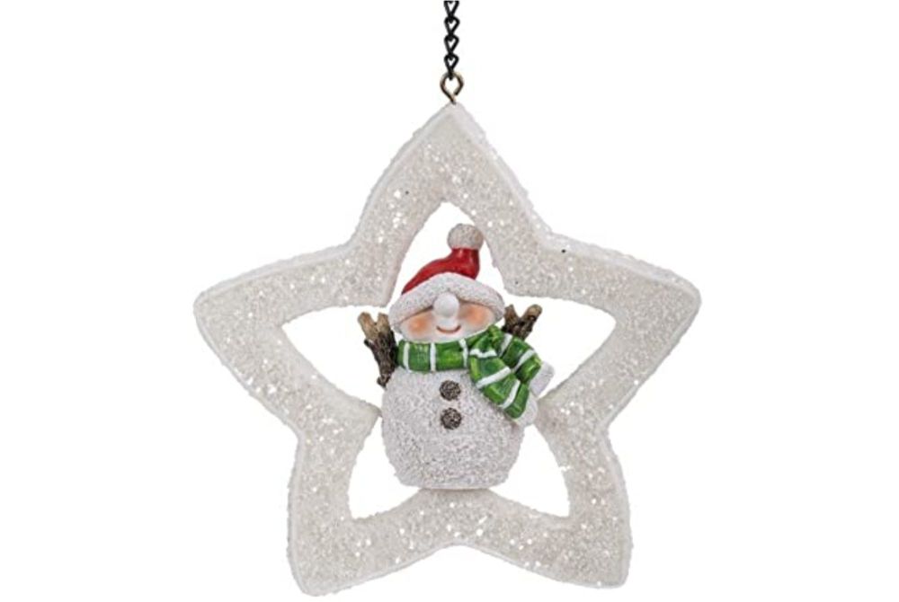 HANGING STAR SNOWMAN