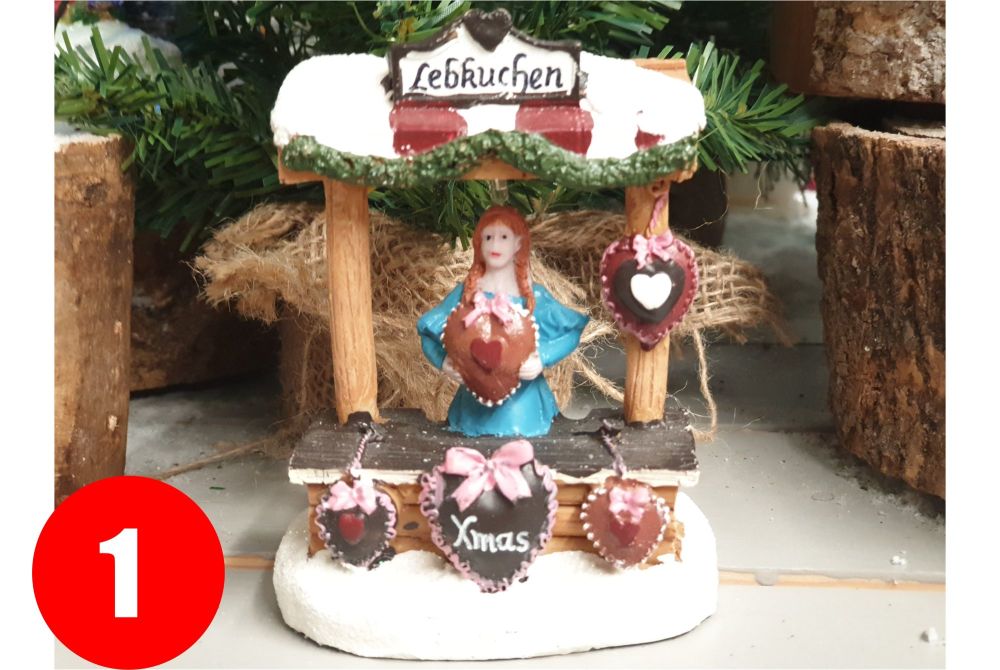 GERMAN CHRISTMAS MARKET STALLS with leds