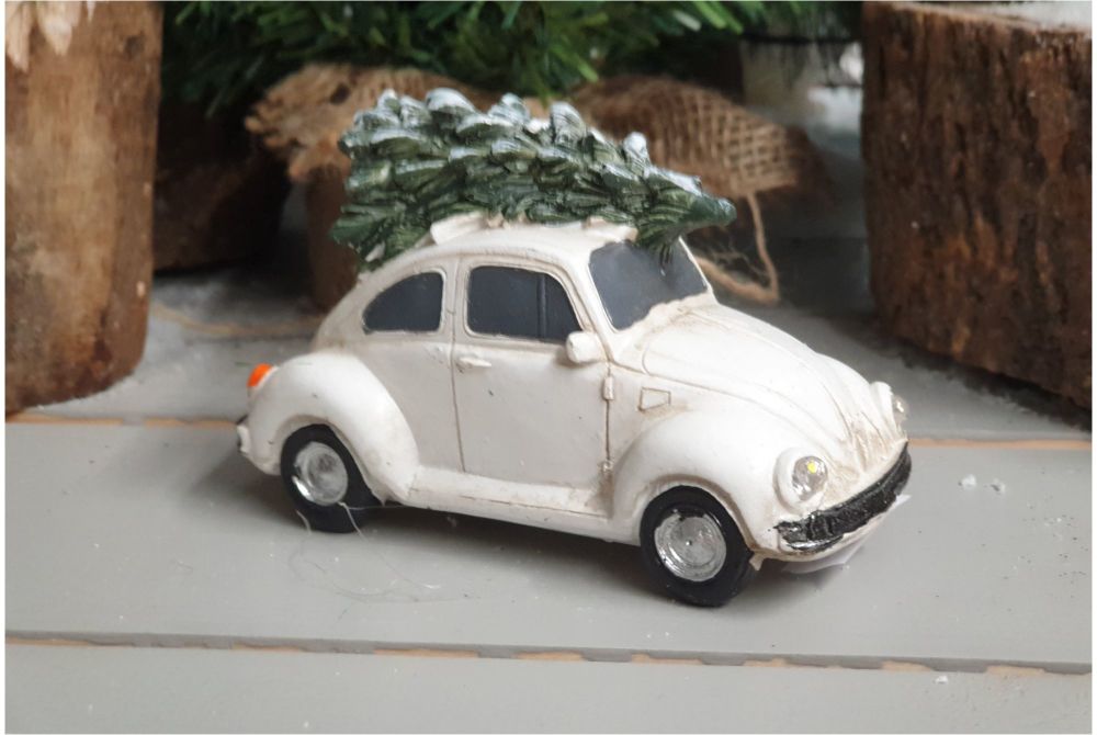 CHRISTMAS BEATLE CAR with leds