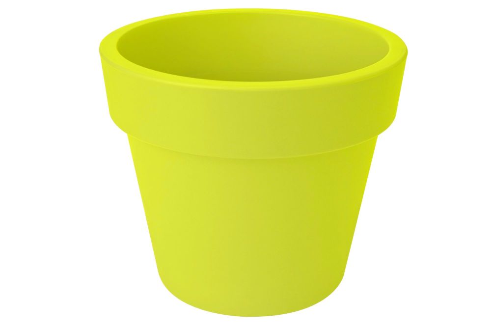 GREEN BASIC TOP PLANTER 23 lime green