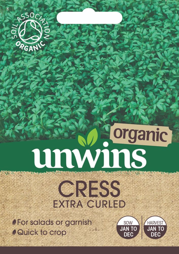 Cress Extra Curled (Organic)