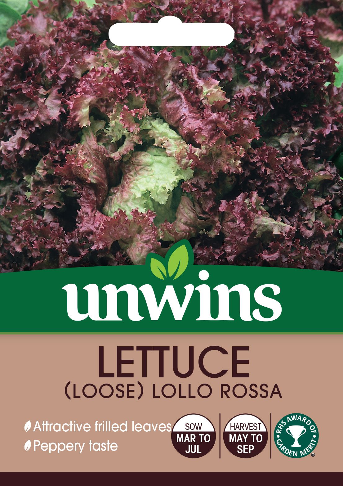 Lettuce (Loose) Lollo Rossa