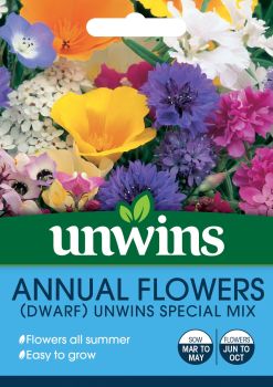 Annual Flowers Dwarf Unwins Special Mix