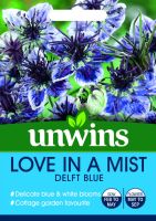 Love in a Mist Delft Blue