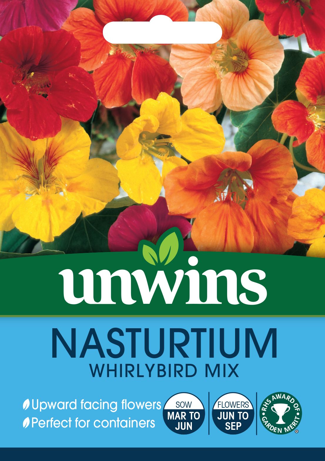 Nasturtium Whirlybird Mix Seeds - Flowers – UK