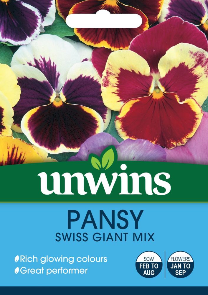 Pansy Swiss Giant Mix