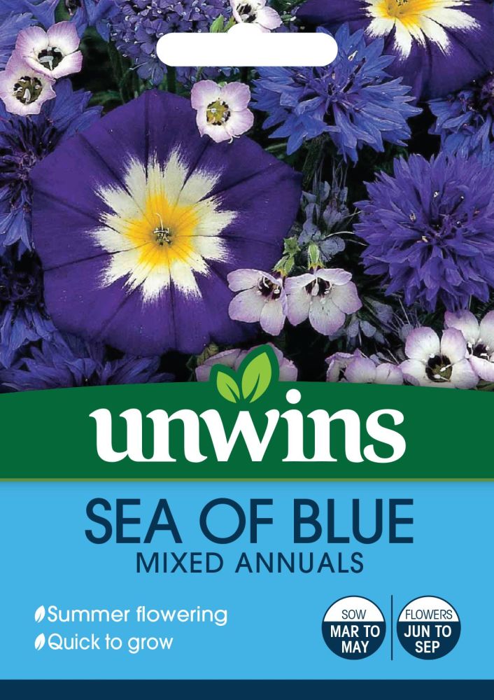 Sea of Blue Mixed Annuals