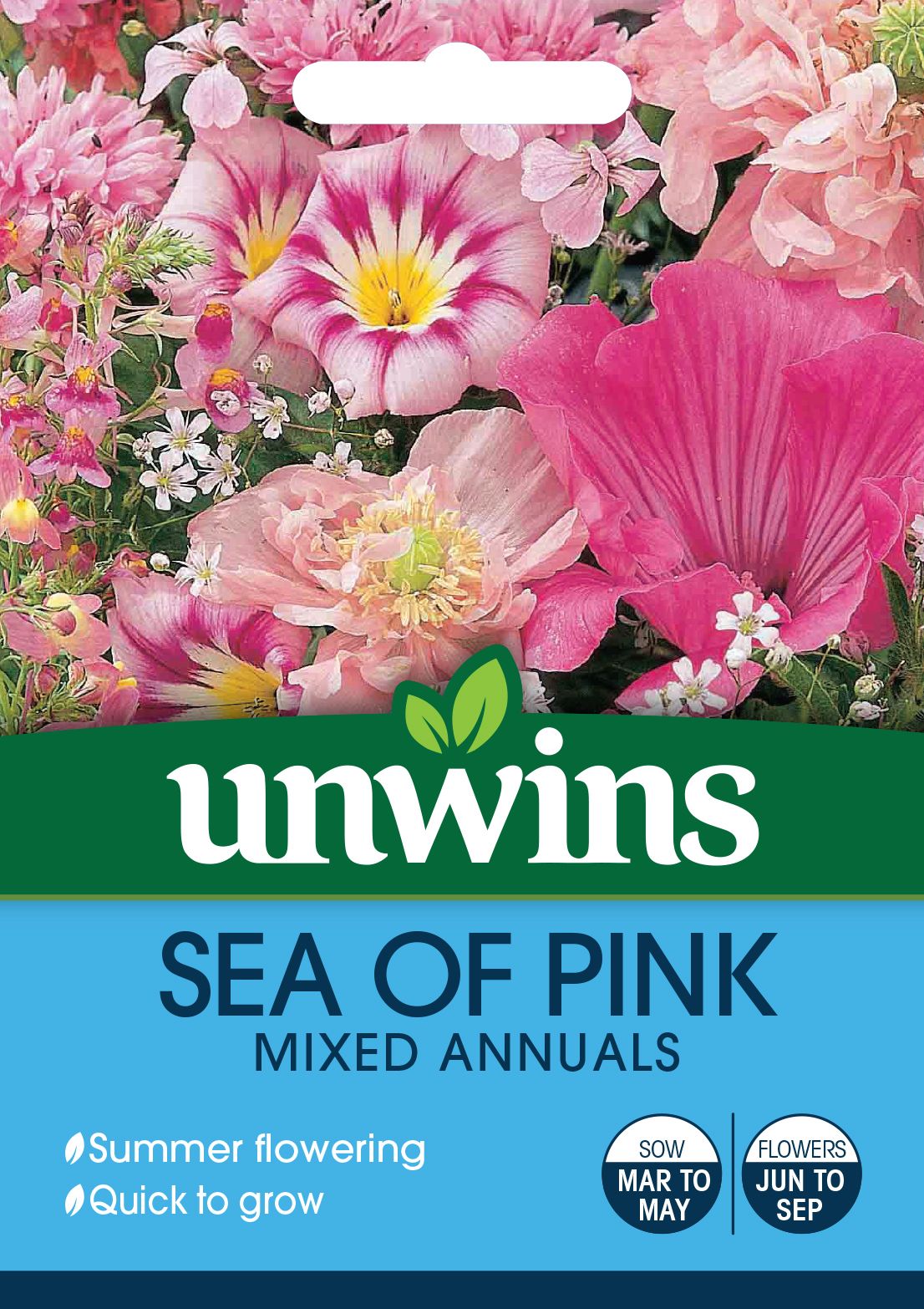 Unwins Sea of Pink Mixed Annuals
