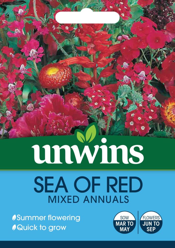Sea of Red Mixed Annuals