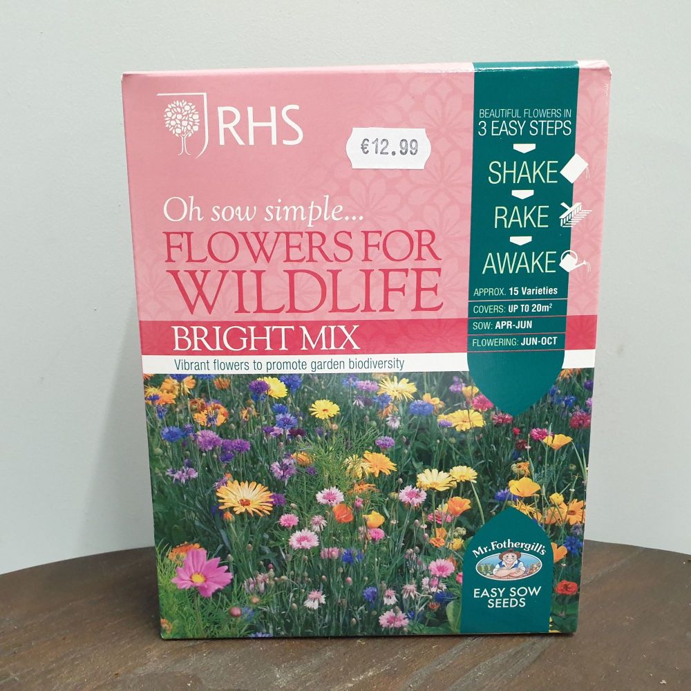 RHS FLOWERS FOR WILDLIFE BRIGHT MIX box