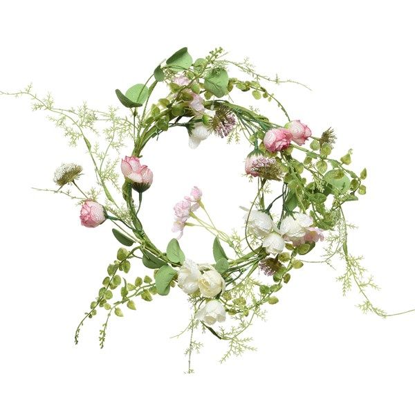 flower wreath - polyester