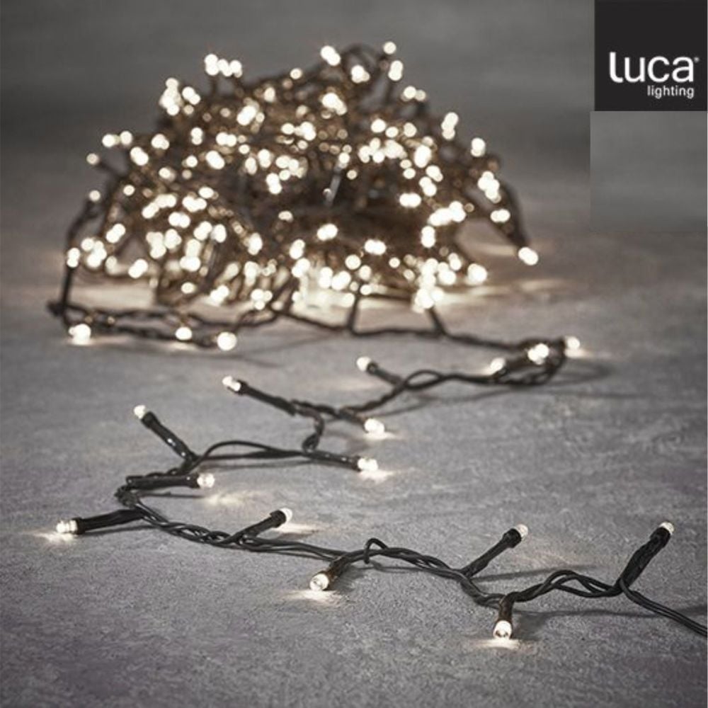 192 LED Classic White String Lights - Battery operated