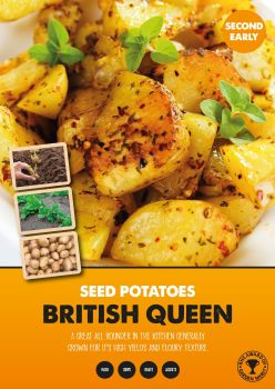 BRITISH QUEEN second earlies seed potatoes 25kg