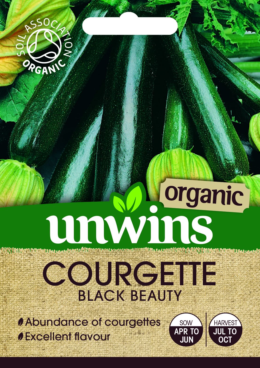 Courgette Black Beauty (Organic)