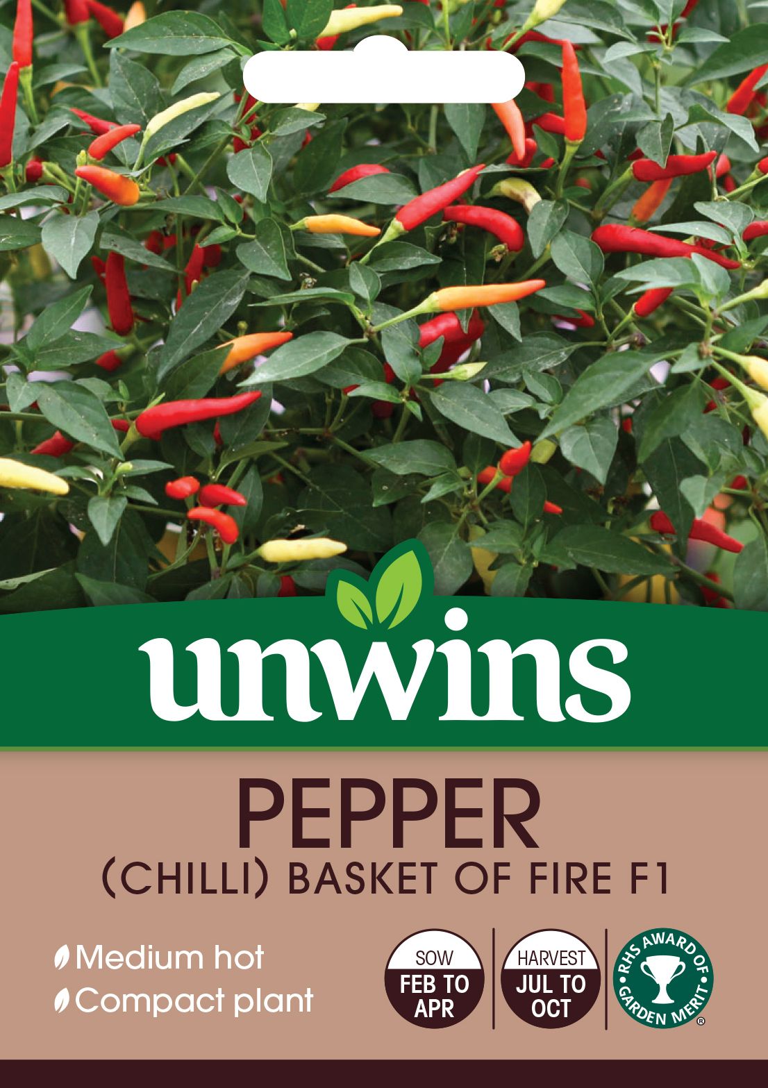 Pepper (chilli) Basket of Fire F1
