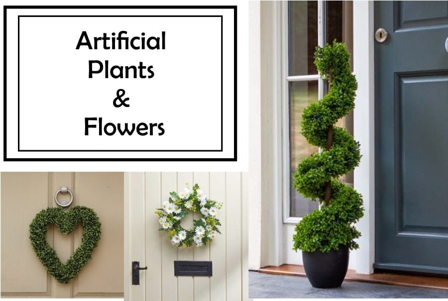 artificial plants and flowers