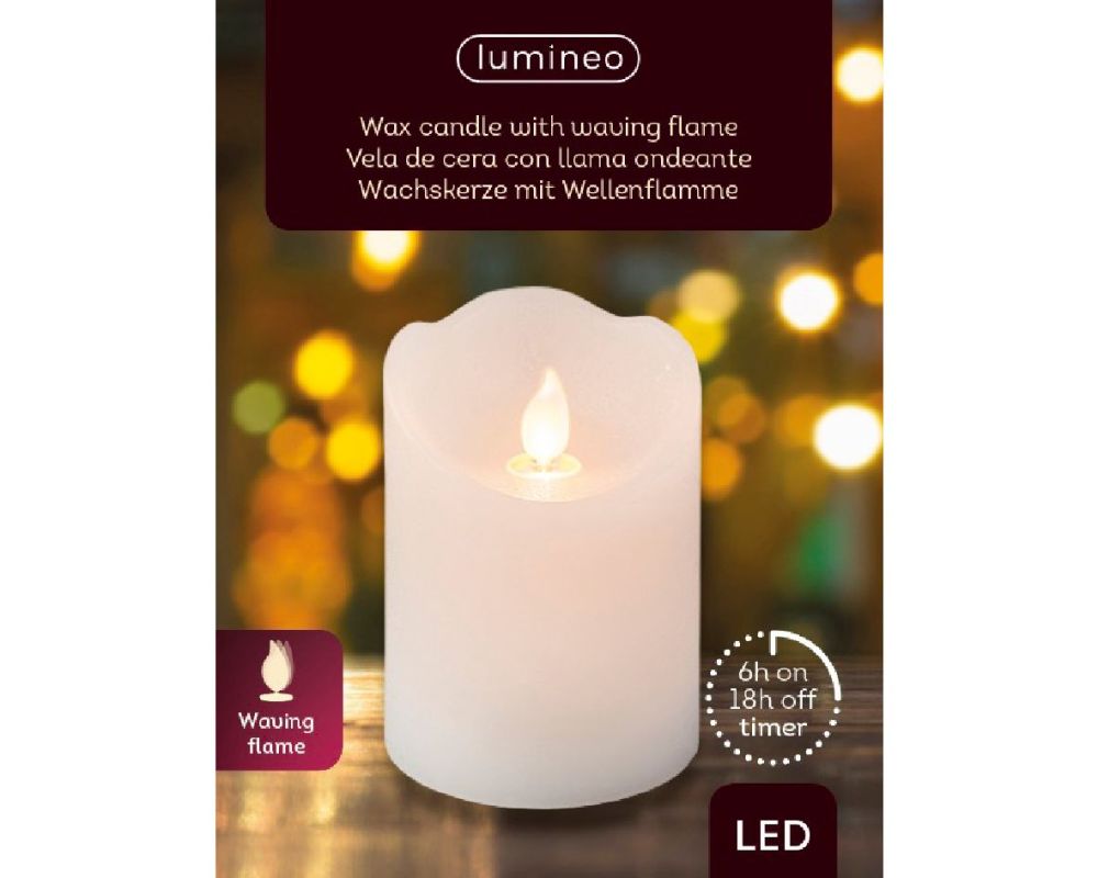 LED Waving Candle Small
