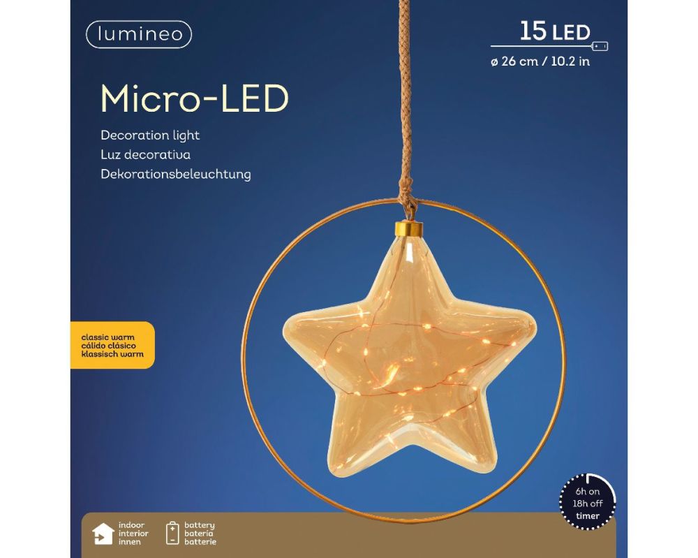 Micro LED Amber Star