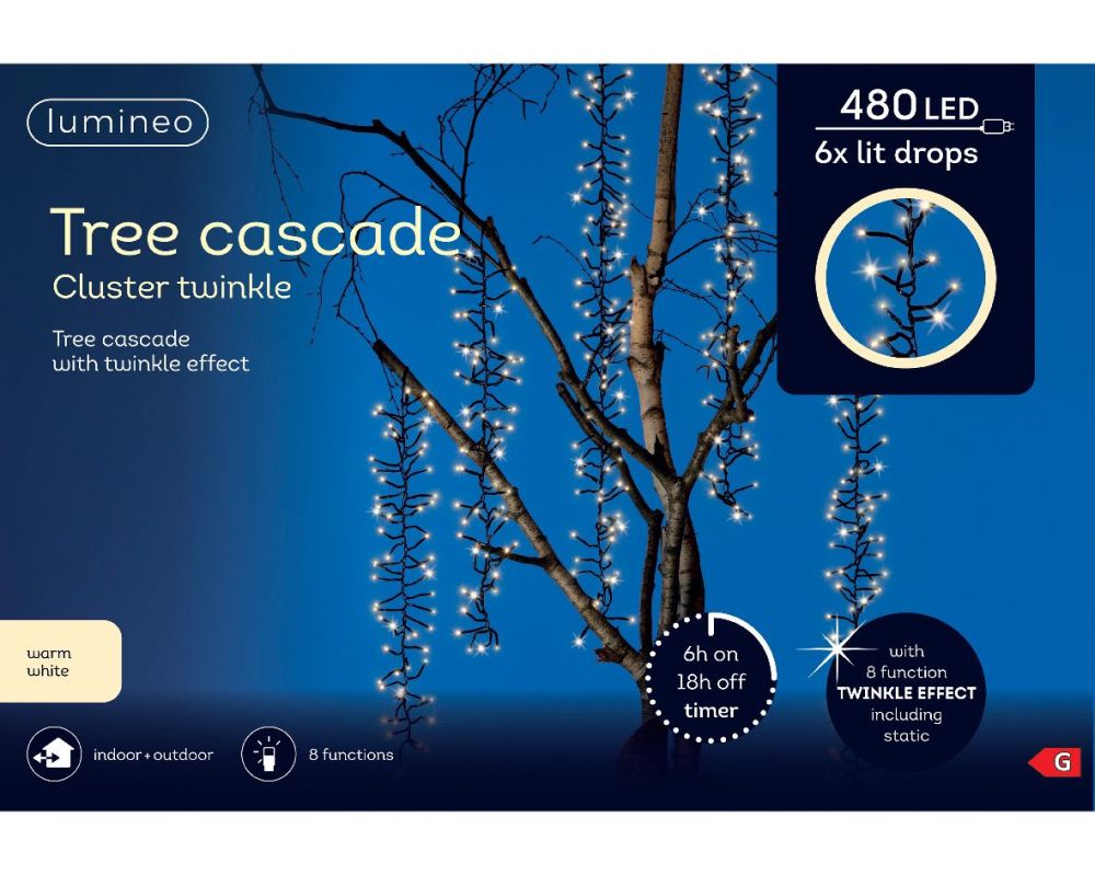 LED TREE CASCADE CLUSTER