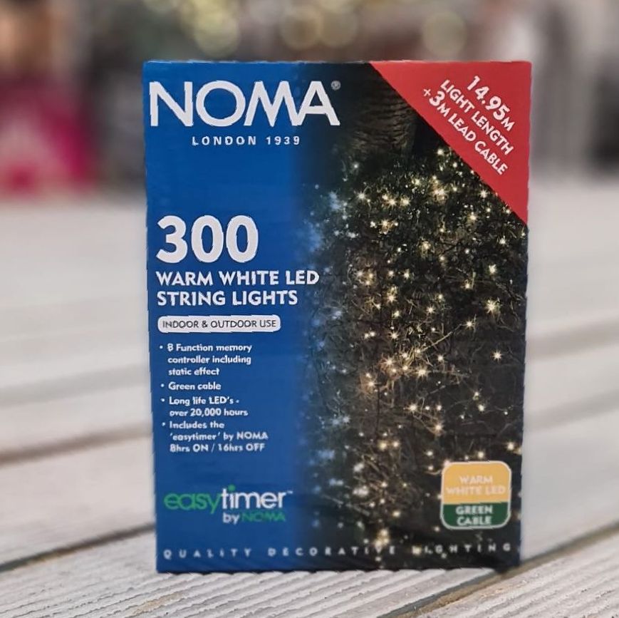 NOMA Warm white LED STRING LIGHTS 300l