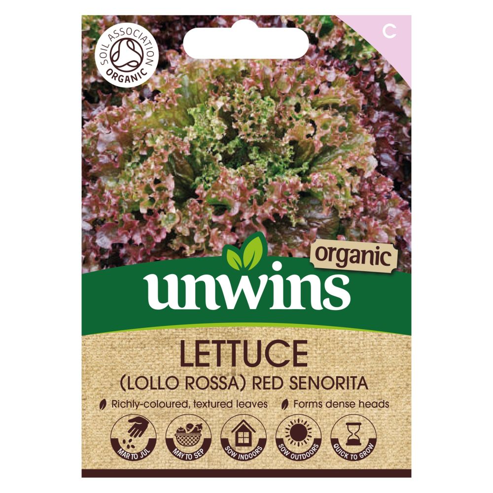 Lettuce (lollo) Red Senorita (Organic)