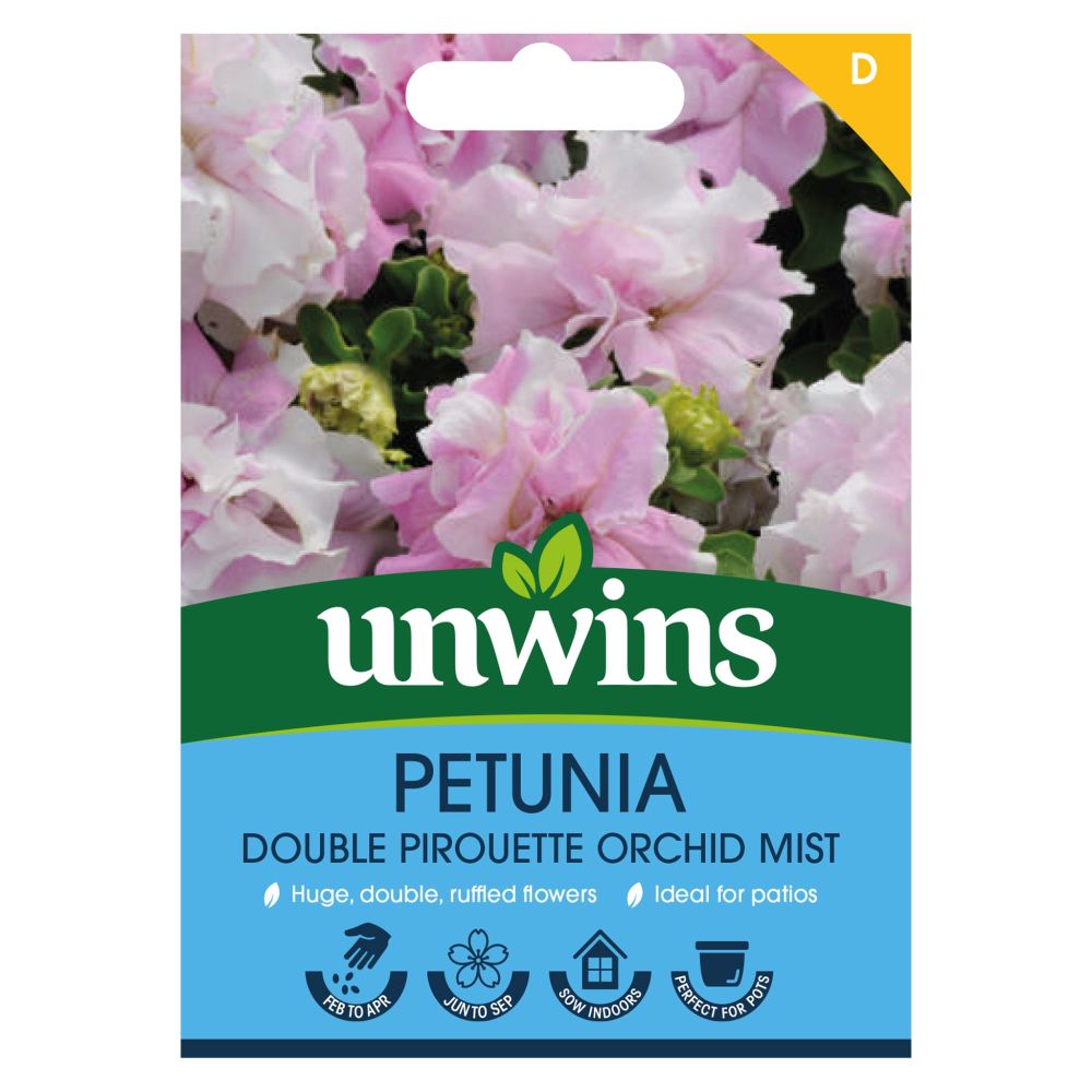 Petunia Double Pirouette Orchid Mist