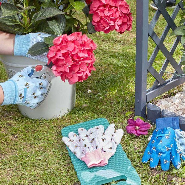 Garden gloves and shoes