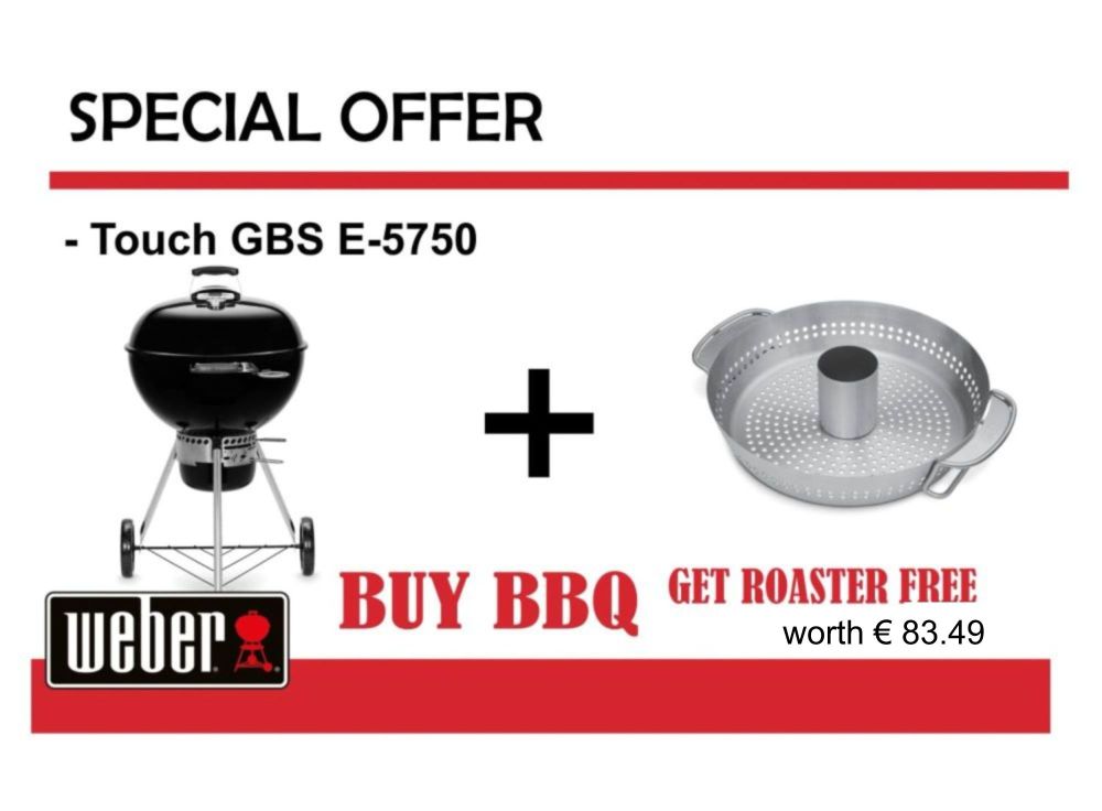 WEBER Master-Touch GBS E-5750 Charcoal Barbecue 57 cm Black